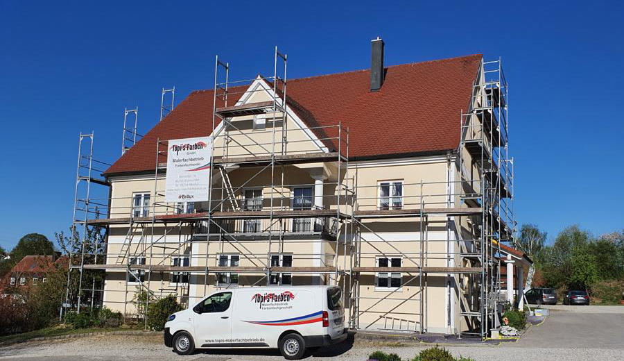 Fassadenrenovierung Einfamilienhaus